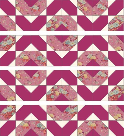 Free 3 Yard Quilt Pattern XOXO Hugs And Kisses