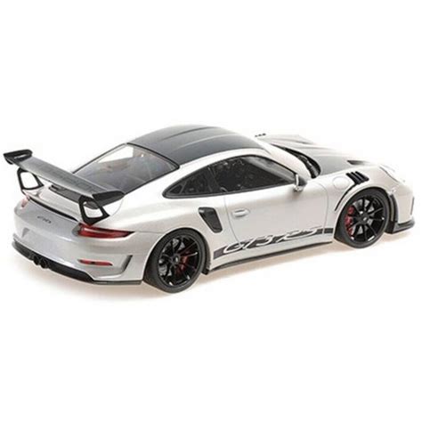 Miniatura Carro Porsche 911 991 2 GT3 RS 2019 Prata 1 18