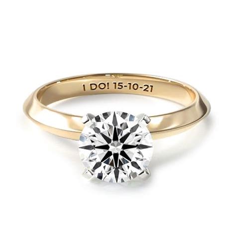 Engagement Ring Engraving Ideas | Engraved engagement ring, Engagement ...