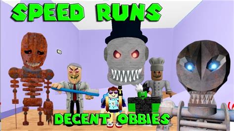 Speed Runs In Scary Obby Wilson S Prison Zombie School Mr Nightmare