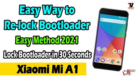 MI A1 Re Lock Bootloader Of MI A1 In Just 30 Seconds Best Simple