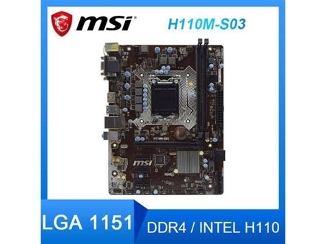 Lga Msi H M Pro Vd Motherboard Intel Ddr Support Intel Th Gen