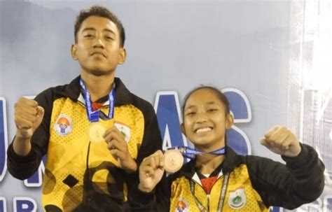 Atlet Sulbar Raih Medali Emas Dan Perunggu Di Kejurnas Karate 2023 Di