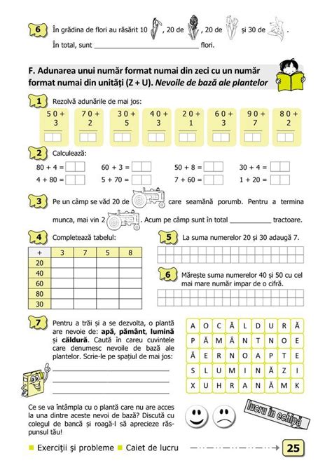 Clasa I Matematică şi explorarea mediului Clasa I Partea I E2