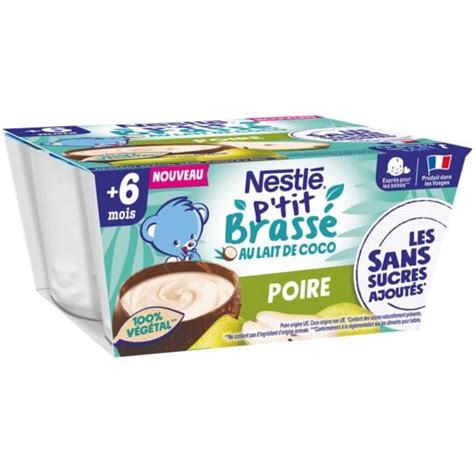 Nestl Dessert B B D S Mois Au Fromage Blanc Fruits Rouges Nestle