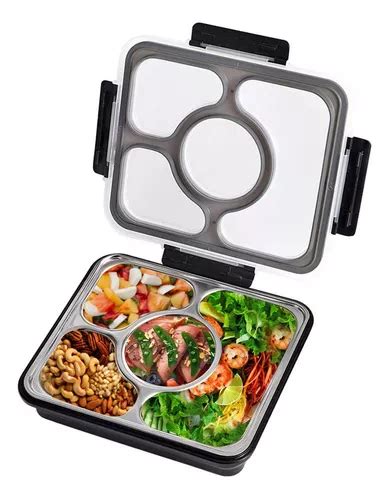 Caja Bento Para Almuerzo Cuadrada Aislante De Acero Inoxi Meses