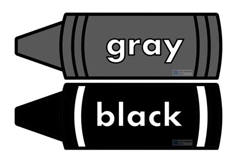 Gray Crayon Clipart