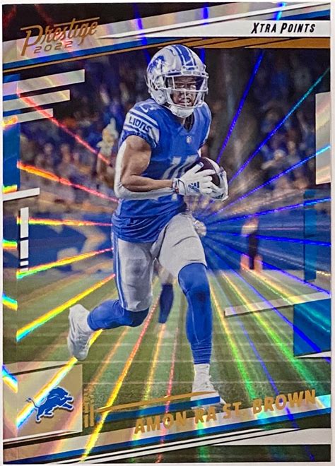 Amon Ra St Brown Panini Prestige Football Detroit Lions Xtra