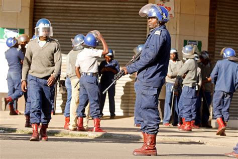 Several Injured As Zimbabwean Police Protesters Clash In Harare