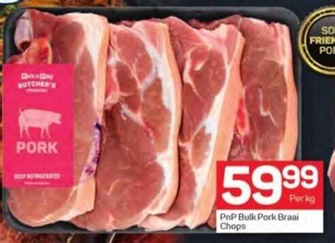 Pnp Bulk Pork Braai Chops Offer At Pick N Pay