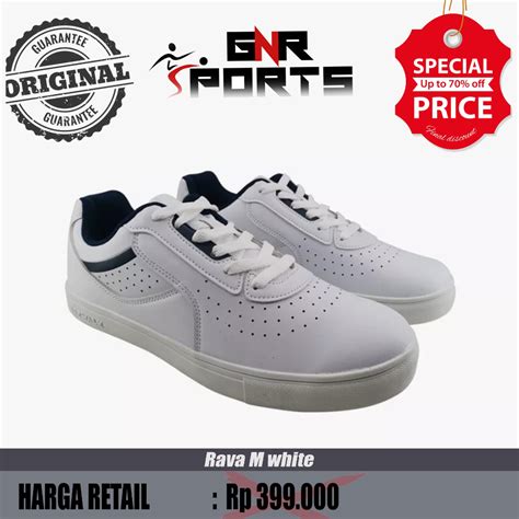 Jual Sepatu Airwalk Rava Men S Sneakers White Original 100 Shopee