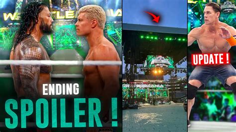 Massive Ending Spoiler Of Roman Reigns Vs Cody Rhodes John Cena At