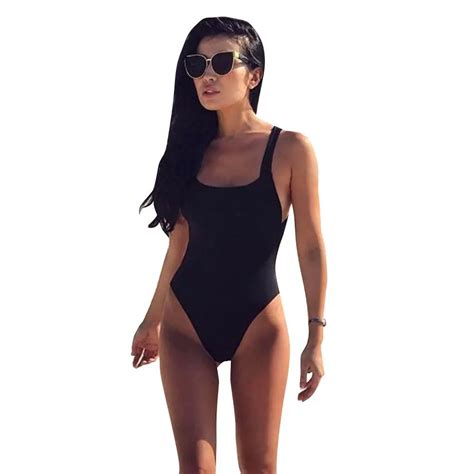 Summer Sexy Women One Piece Push Up Padded Bra Bikini Monokini Bikini Swimwear Swimsuit