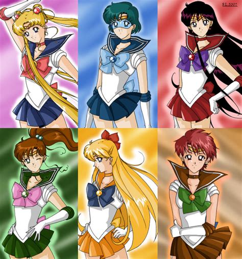 Sailor Scouts By Stefanolattanzio On Deviantart