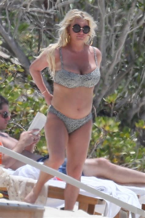 Jessica Simpson Bikini Candids Bahamas 04 27 2018 • Celebmafia