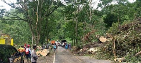 Material Longsor Dibersihkan Jalur Malang Kediri Buka Tutup