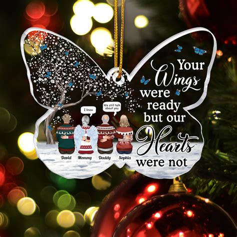 Your Wings Were Ready But My Heart Was Not - Personalized Custom Shape