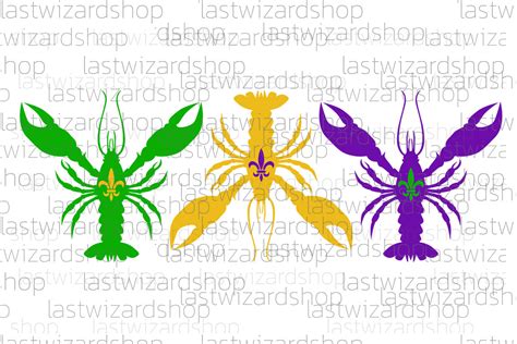 Mardi Gras Crawfish Svg Canival Parade Graphic By Lastwizard Shop