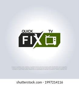 Tv Repair Logo Design Images Stock Photos Vectors Shutterstock