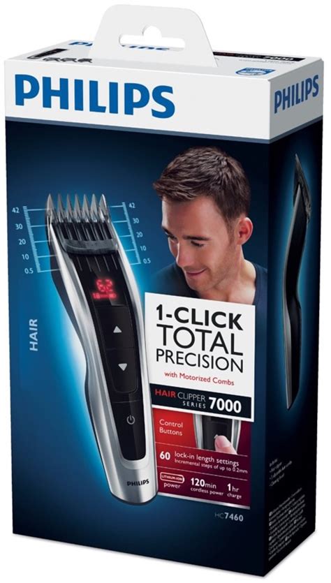 Philips Hc7460 15 Mens Cordless Hair Clipper And Beard Trimmer New Guarantee Ebay