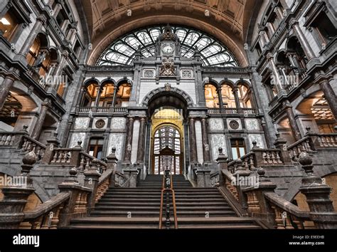 La Gare D Anvers Central Anvers Belgique Photo Stock Alamy