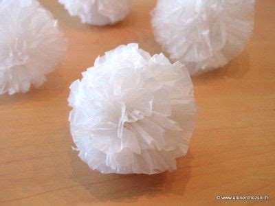 Pompons En Sacs Plastique Recycl S Fiche Cr Ative Diy Noel Diy Diy