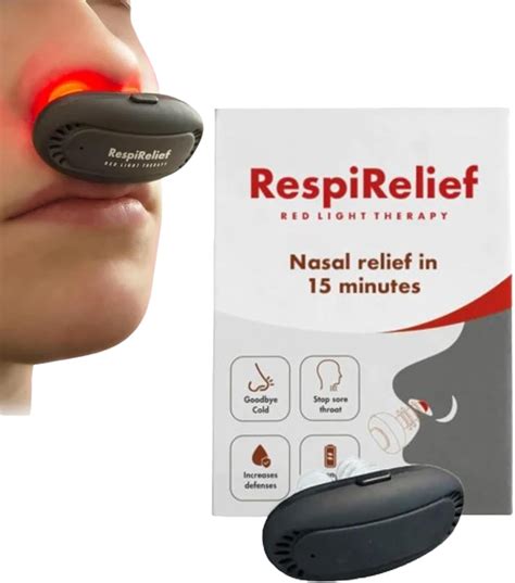 Respi Relief Red Light Nasal Therapy Instrument Red Light Nasal