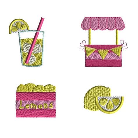 Mini Kitchen Machine Embroidery Design Set Instant Download Etsy