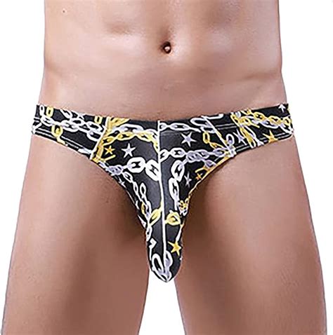 String Tanga Herren Mit Plug String Mini Slip Transparent Underwear