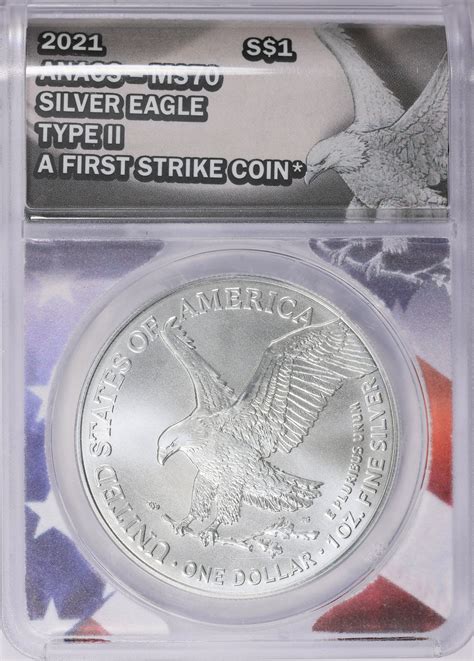 Silver Eagle Type First Strike Anacs Ms Item