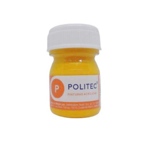 Olinka Papelerias PINTURA POLITEC 20 ML 318 AMA MEDIO