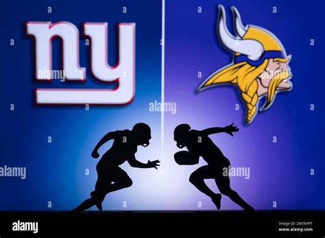 Minnesota Usa January 10 2023 New York Giants Vs Minnesota Vikings