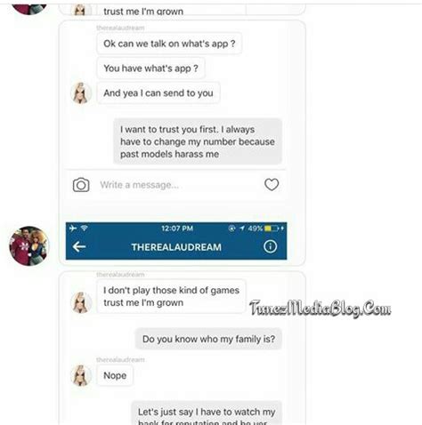 Chat Of Caroline Danjuma S Husband Alleged Side Chick Negotiating With