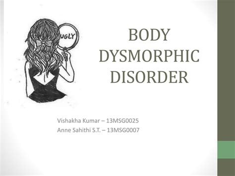 Body Dysmorphic Disorder Ppt