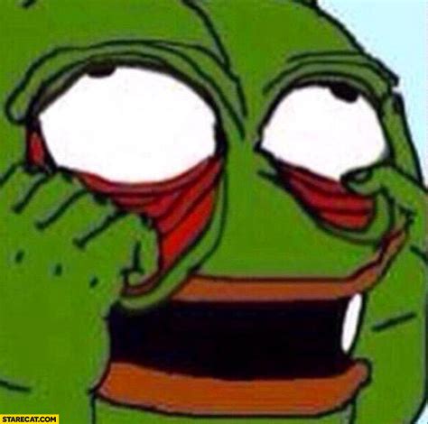 Pepe the frog pulling his eyes meme | StareCat.com