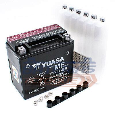 Baterías Yuasa YTX14 BS para moto bateriasaltoque pe