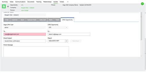 Sage CRM 2021 The Integration Between Sage CRM And Sage 300 Part 4