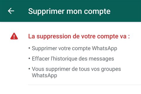 Tutoriel Pour Supprimer D Finitivement Un Compte Whatsapp