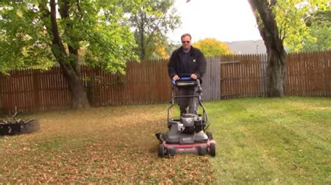 Toro Timemaster Mulching Up Leaves Youtube