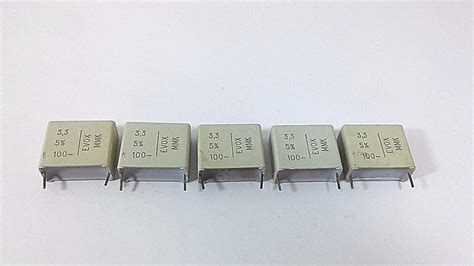 5 Pcs Capacitor EVOX MMK Metallized Polyester 3 3 5 100V New EBay