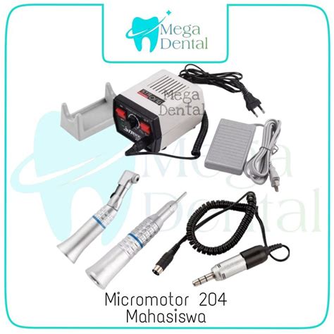 Jual Micromotor Mikromotor Strong 204 Lengkap Straight Contra