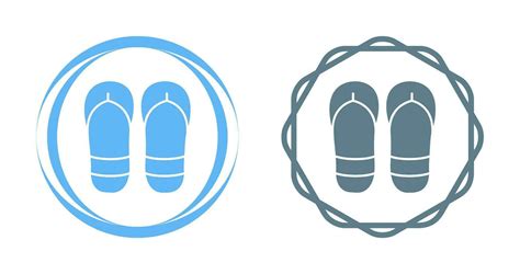 Flip Flops Vector Icon Vector Art At Vecteezy