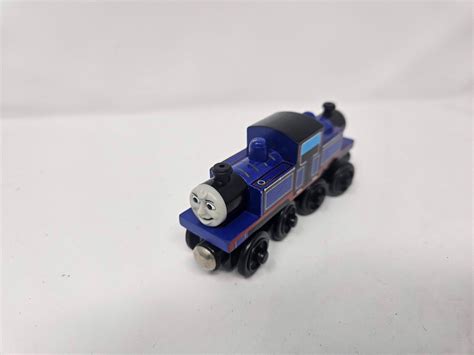 Thomas And Friends Wooden Railway Mighty Mac Train Tank Engine Euc