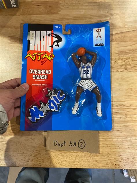 Nba Shaq Attaq Overhead Smash Shaquille O Neal Kenner Action Figure