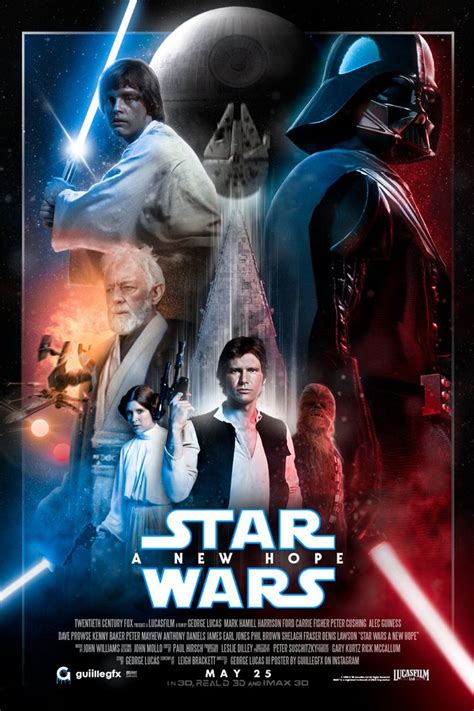 STAR WARS: A New Hope poster redesign | Star wars pictures, Star wars ...