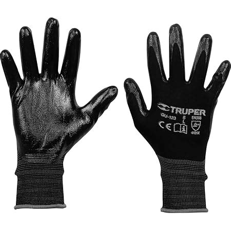 Truper GU 133 Guantes De Nylon Recubiertos De Nitrilo Arenoso Grandes