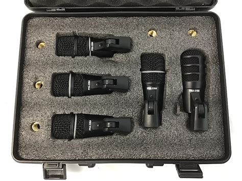 Superlux DRK A5 5 Piece Drum Mic Set Reverb