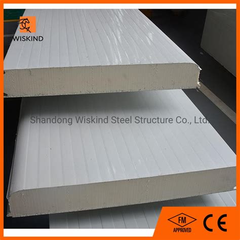 Polyurethane Foam Insulation PU PIR PUR Sandwich Panels For Warehouse