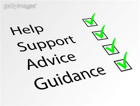 Help Support Advice Guidance Questionnaire 이미지 1477051252 게티이미지뱅크