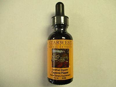 Cayenne Pepper Extract Organic Capsicum Annum Oz Starwest